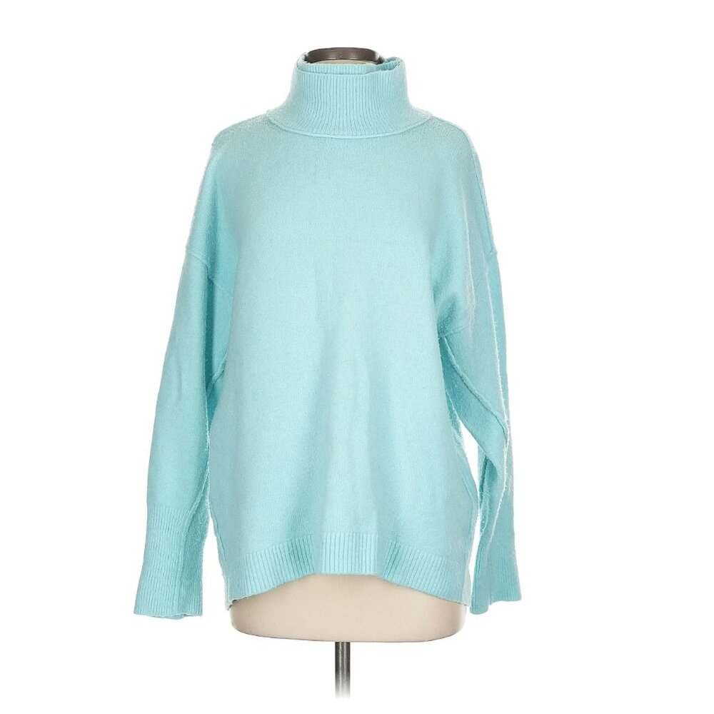 free people turquoise turtleneck
